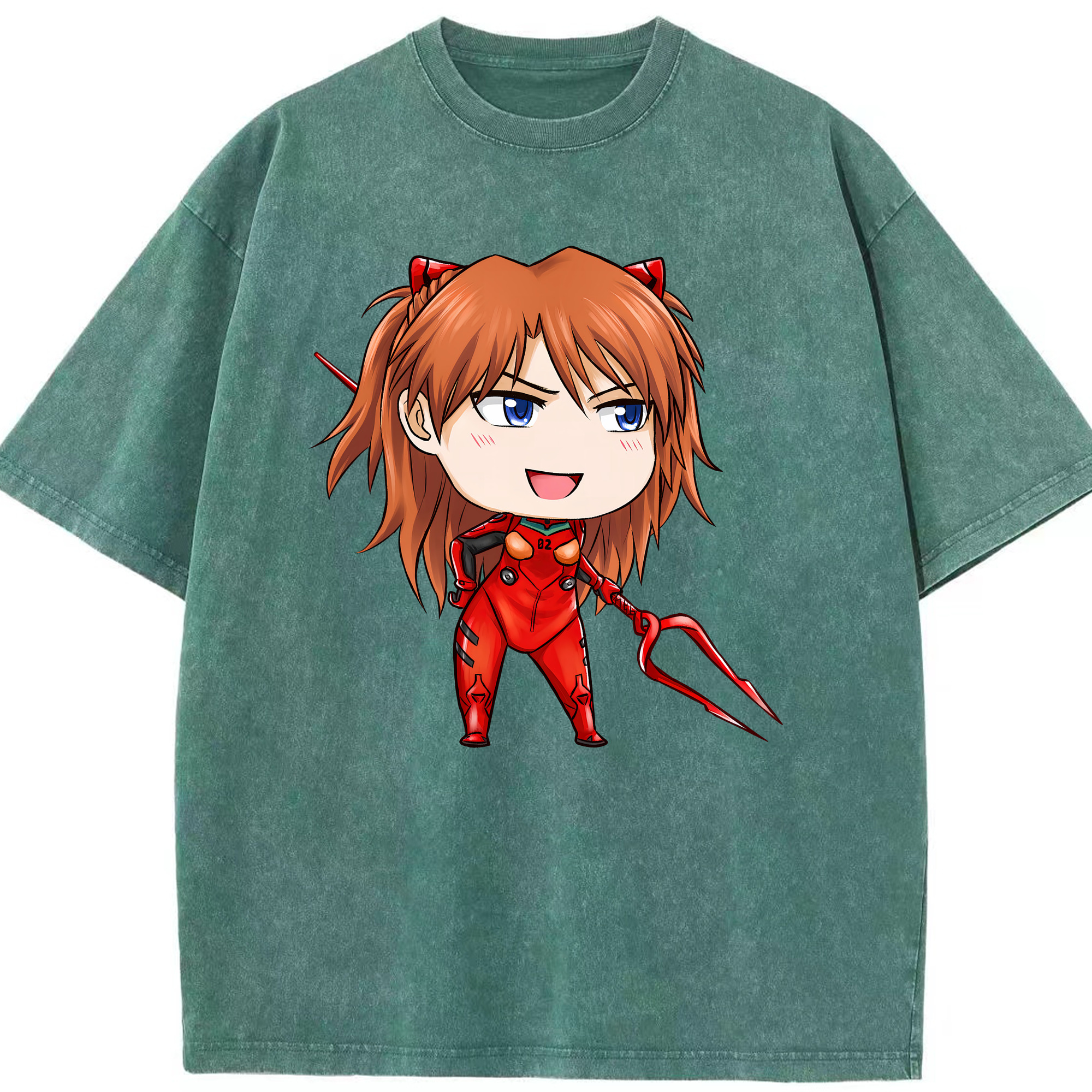 （画像用） EVA 新世紀エヴァンゲリオン 綿100% ヴィンテージ風 半袖Tシャツ（フロントプリント）